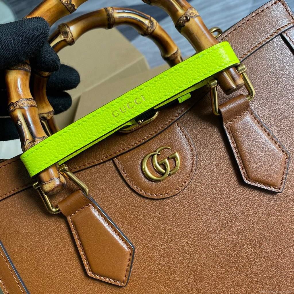 Gucci Diana small tote bag top handle bag 660195 Brown