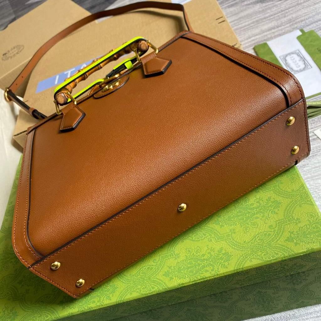 Gucci Diana small tote bag top handle bag 660195 Brown