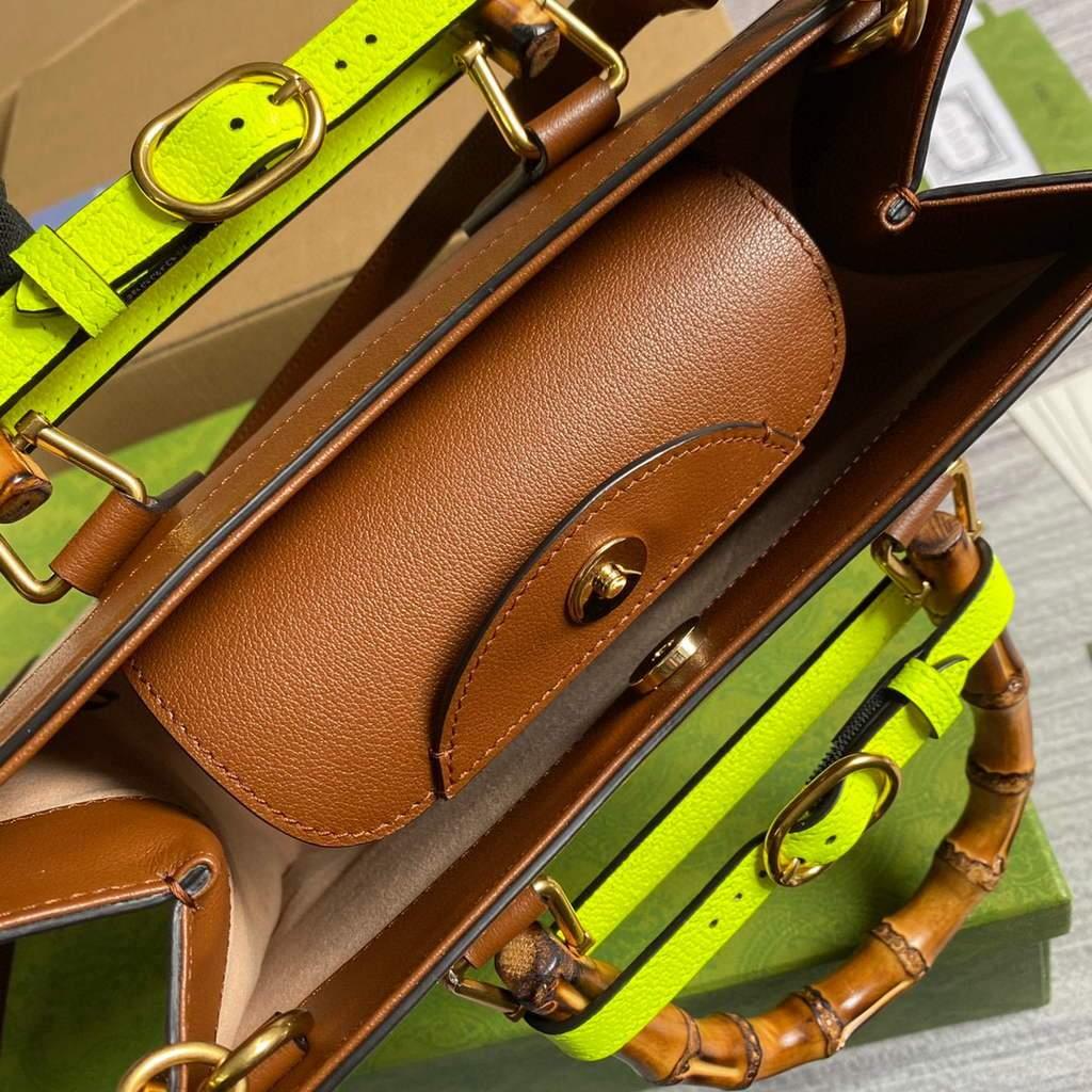 Gucci Diana small tote bag top handle bag 660195 Brown