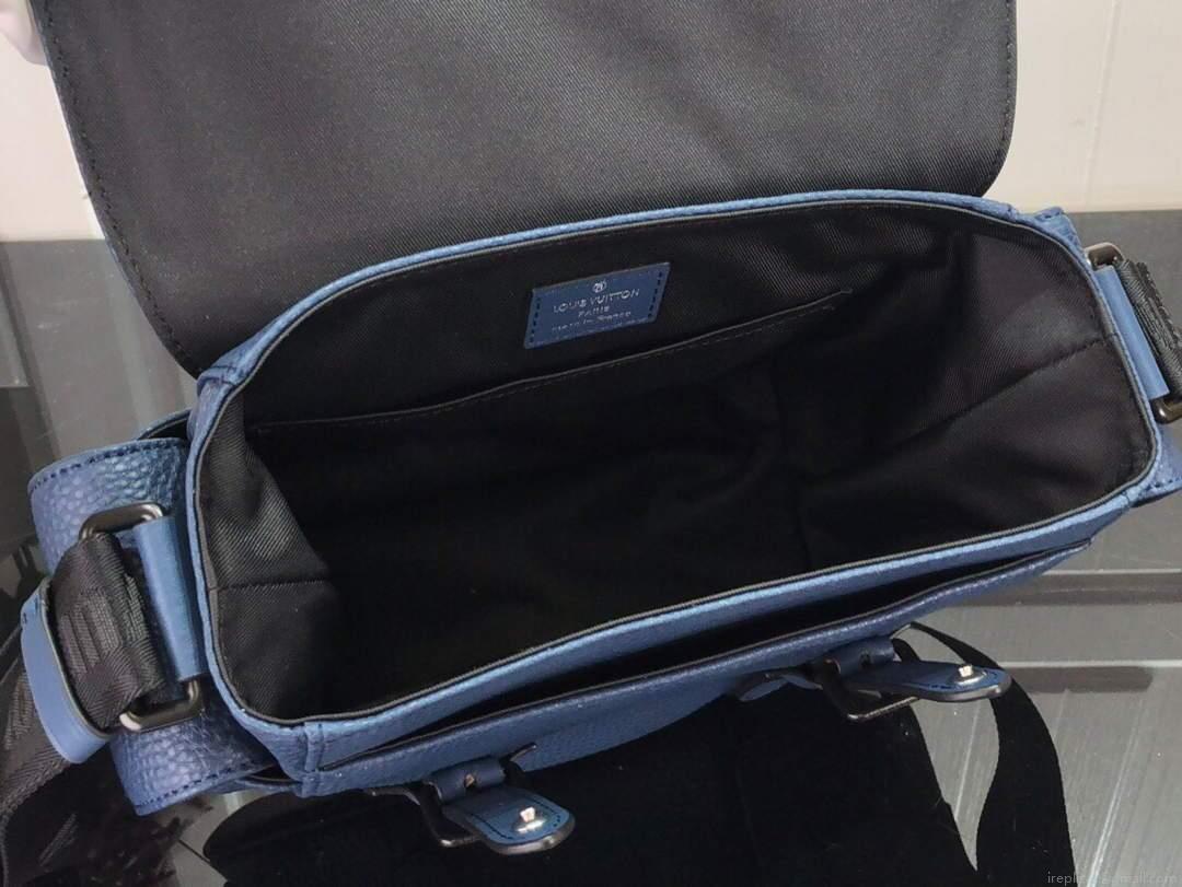 LV M58475 Louis Vuitton Christopher Messenger Bag Navy Blue M58476