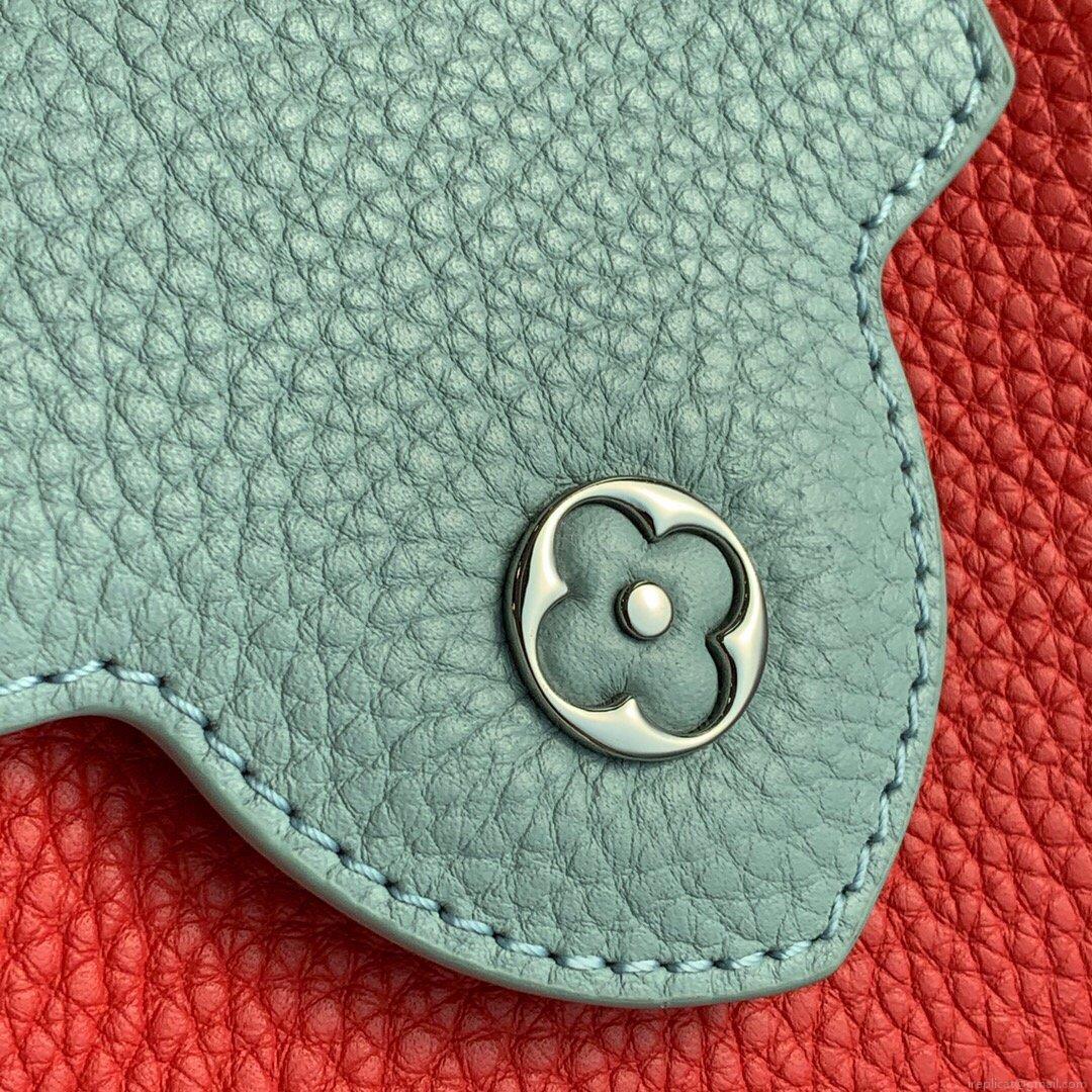 LV M57520 Louis Vuitton Capucines Mini M57521 Bag Red Blue