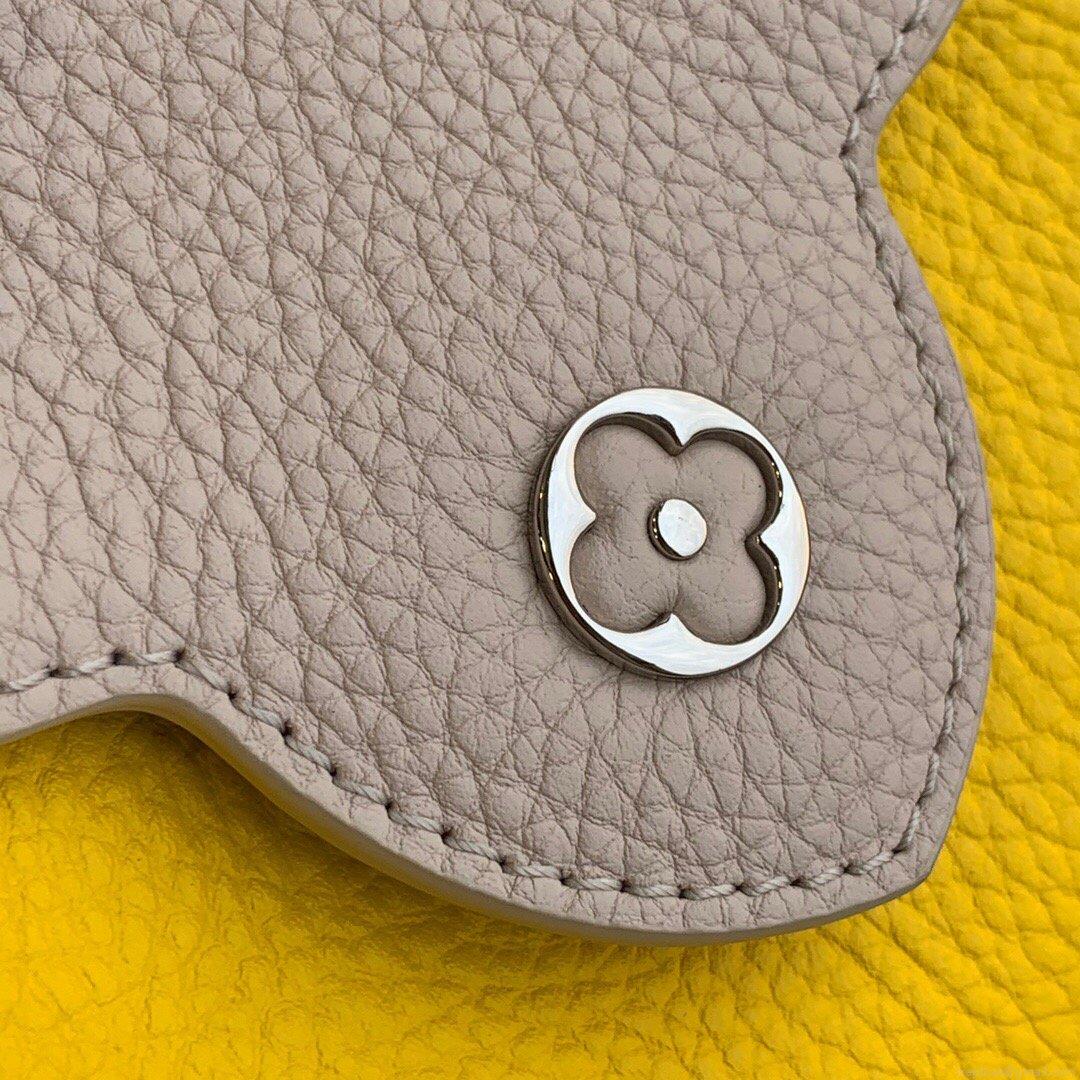 LV M57521 Louis Vuitton Capucines Mini M57520 Bag Yellow Beige