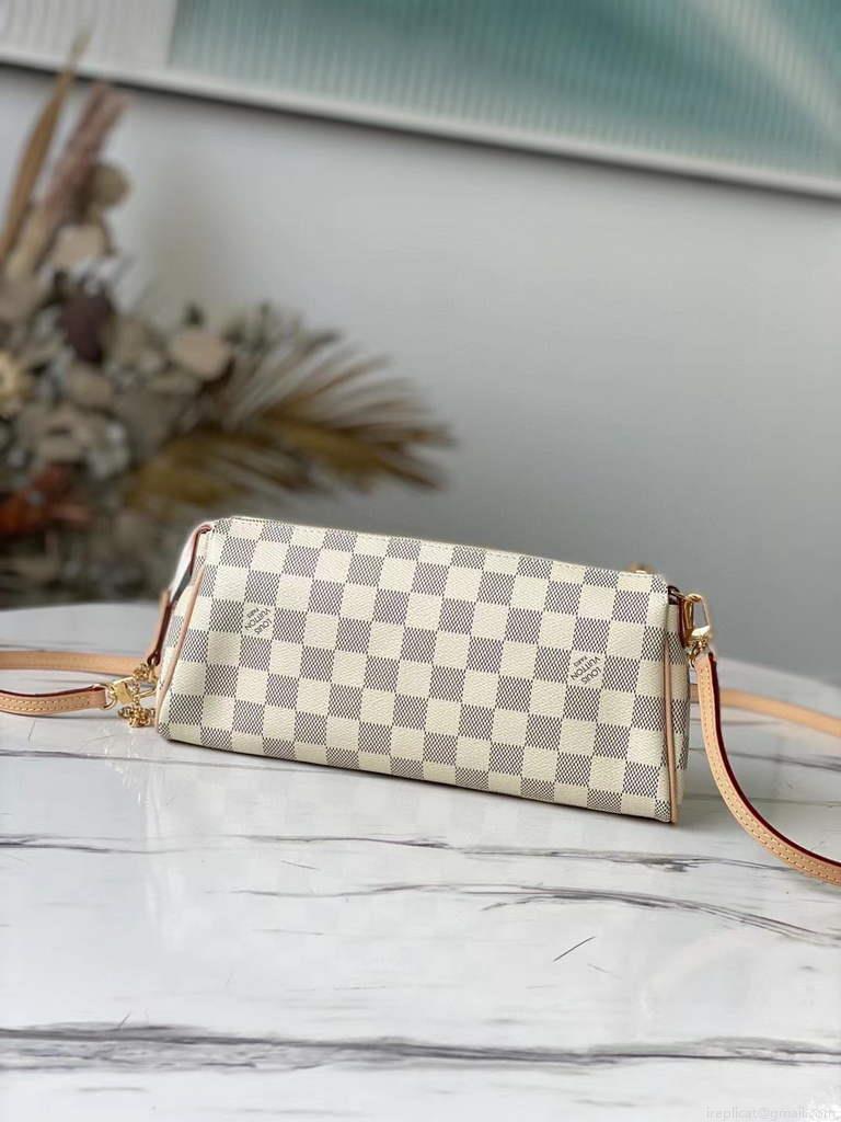 LV N55214 Louis Vuitton M95567 EVA Shoulder Bag N55213 Damier Azur Canvas