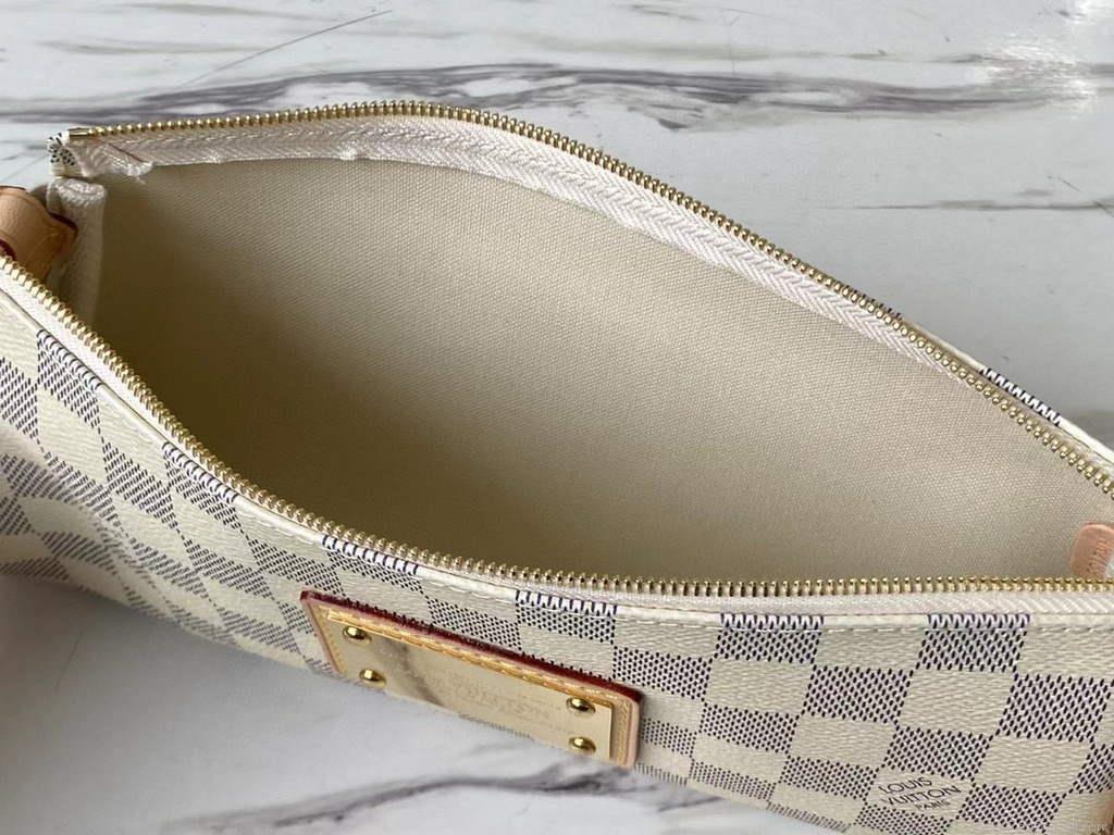 LV N55214 Louis Vuitton M95567 EVA Shoulder Bag N55213 Damier Azur Canvas
