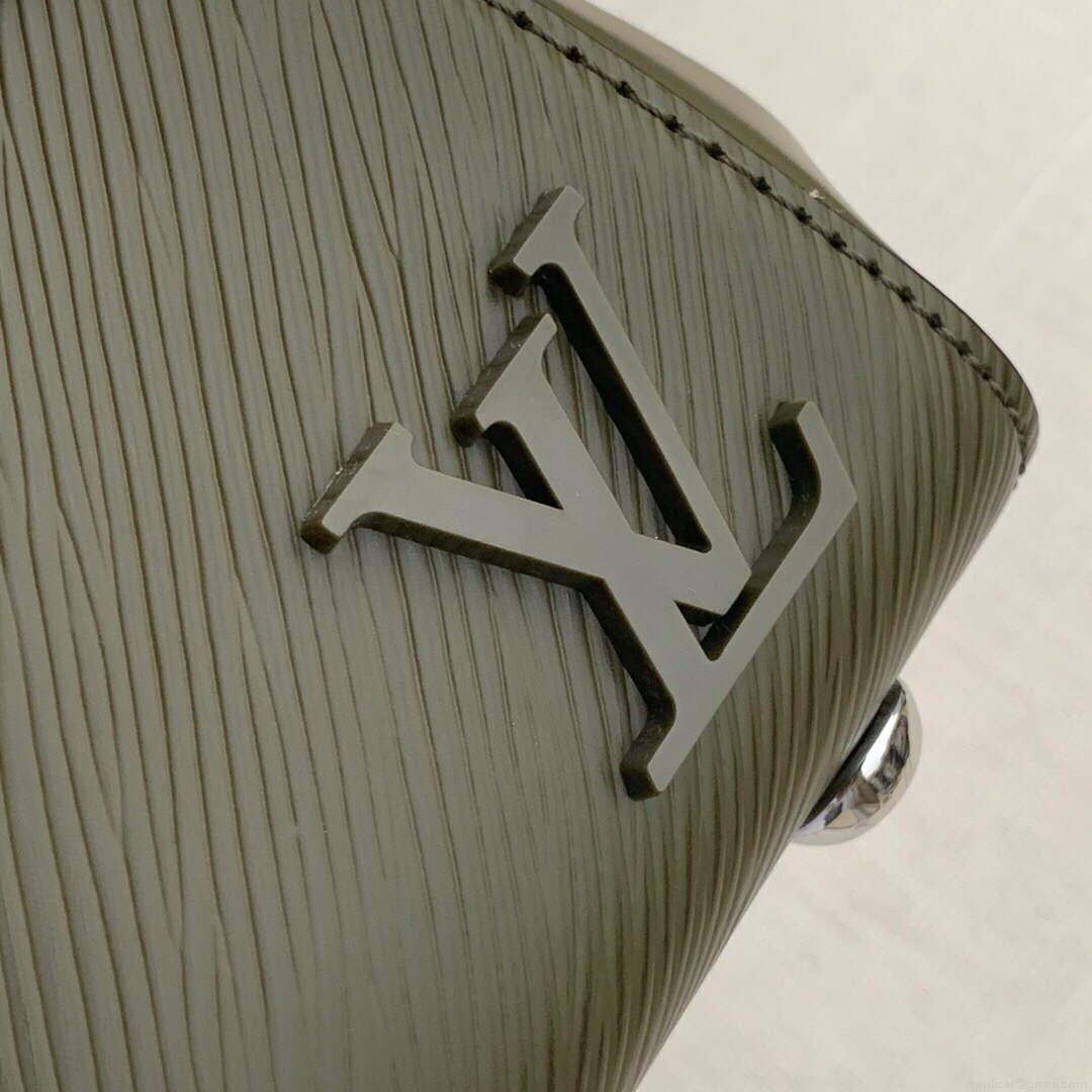 LV M58928 Louis Vuitton Cluny Mini Handbag Brown Green
