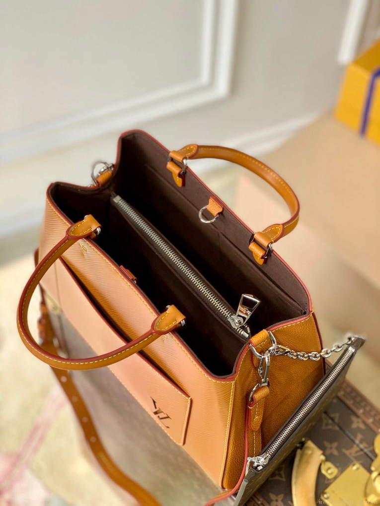 LV M59953 Louis Vuitton Marelle Tote MM Brown