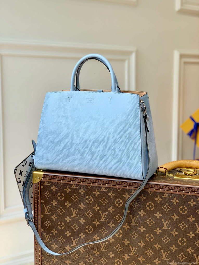 LV M59953 Louis Vuitton Marelle Tote MM Blue
