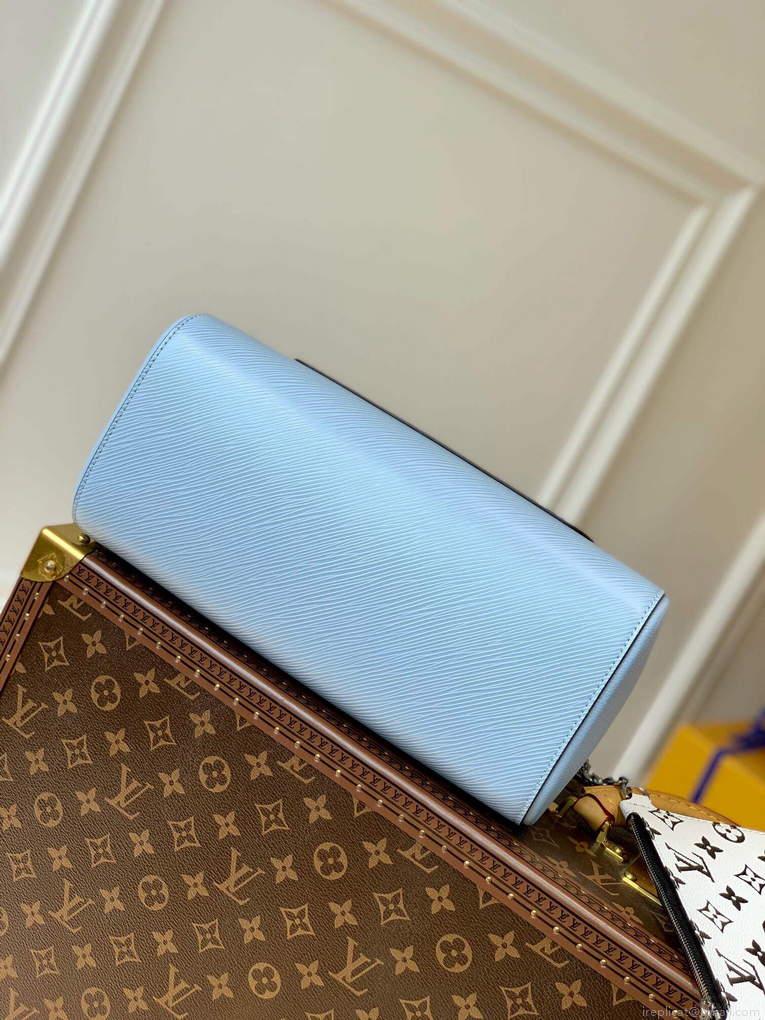 LV M59953 Louis Vuitton Marelle Tote MM Blue