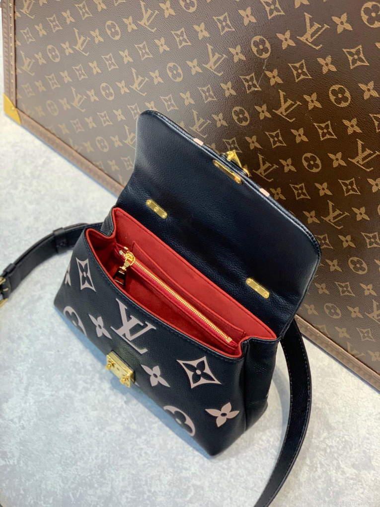 LV M45978 Louis Vuitton Madeleine BB Handbag Black