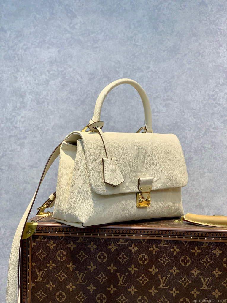 LV M46041 Louis Vuitton Madeleine MM Handbag Crème Beige