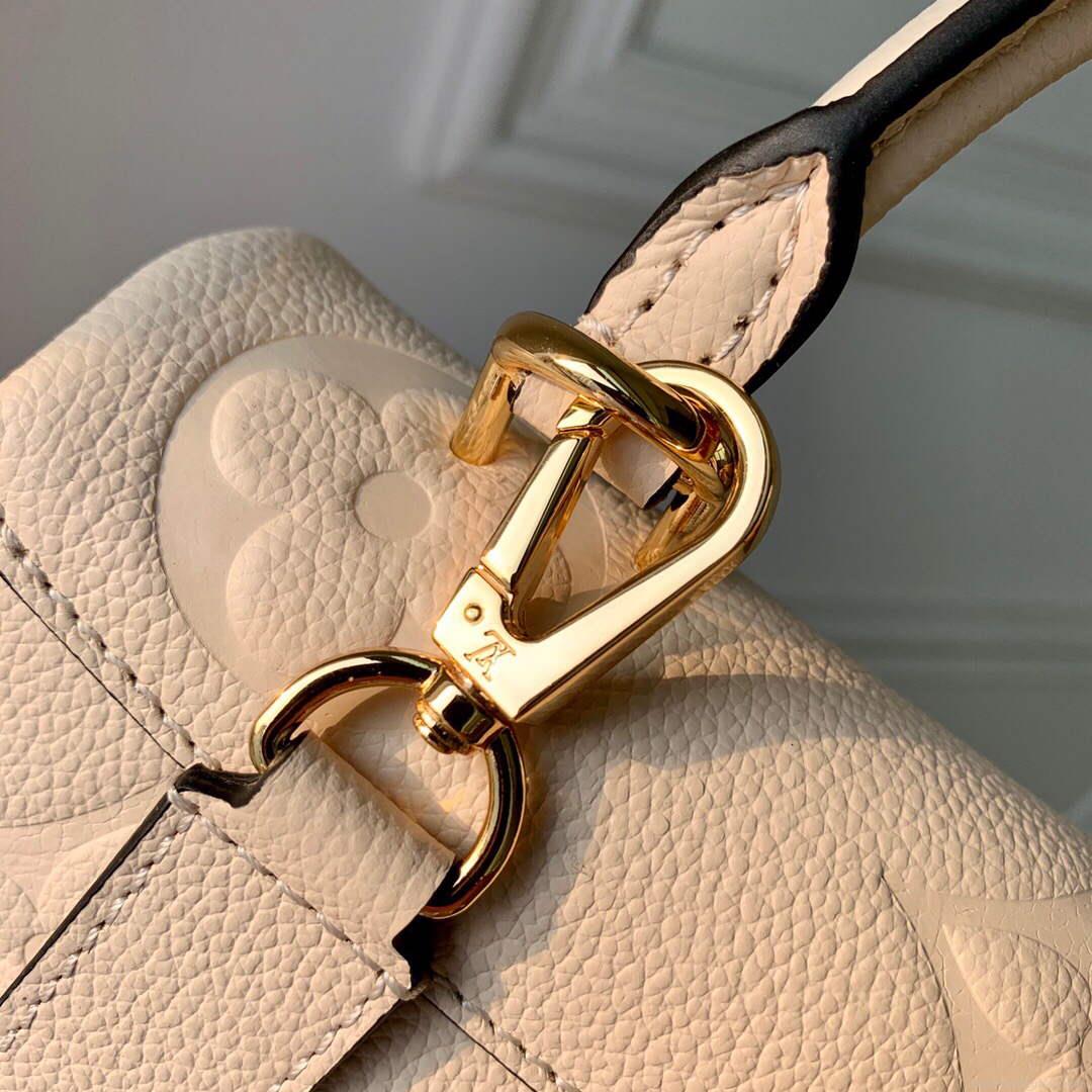LV M46041 Louis Vuitton Madeleine MM Handbag Crème Beige