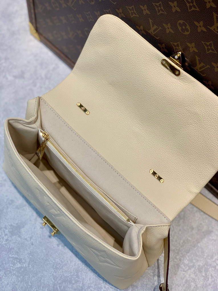 LV M46041 Louis Vuitton Madeleine MM Handbag Crème Beige