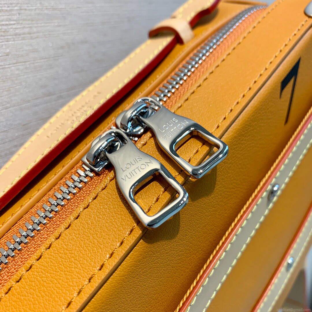 LV M45785 Louis Vuitton LVxNBA Handle Trunk Orange