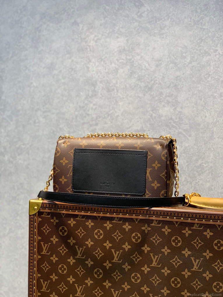 LV M46126 Louis Vuitton Marceau Monogram Handbag Black