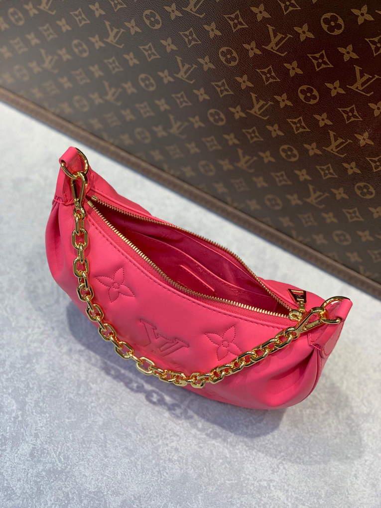 LV M59915 Louis Vuitton Over The Moon Bag Dragon Fruit Pink