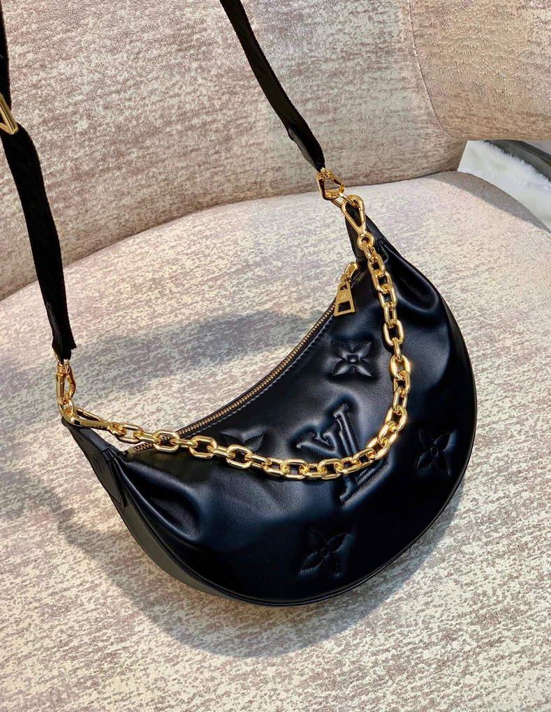 LV M59799 Louis Vuitton Over The Moon Bag Black