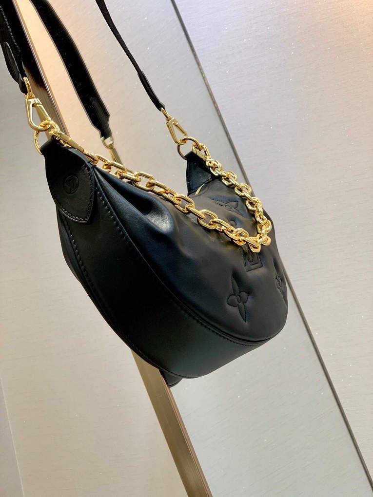 LV M59799 Louis Vuitton Over The Moon Bag Black