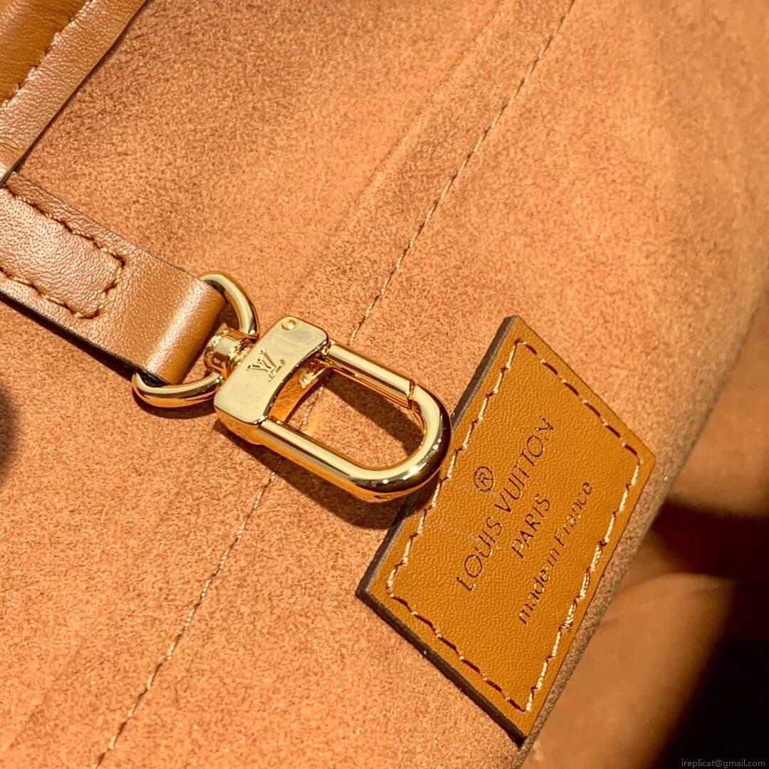 LV M59962 Louis Vuitton Petit Bucket Bag Caramel Brown