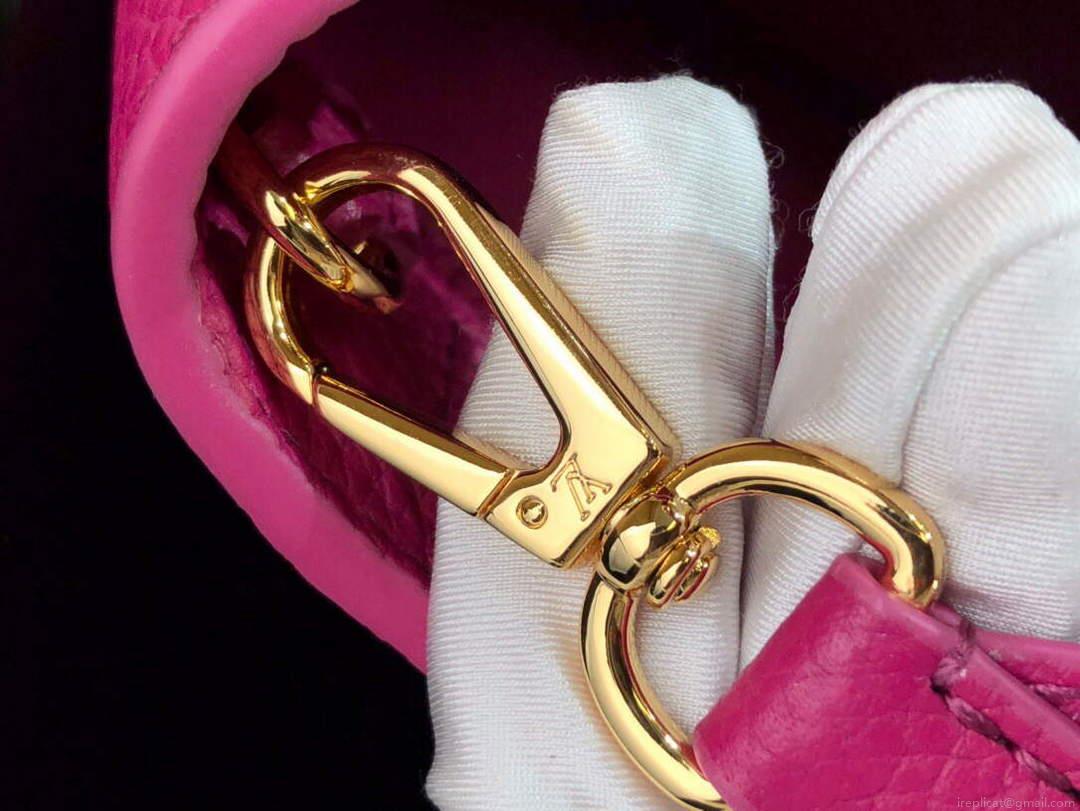 LV M59066 Louis Vuitton Capucines BB Handbag Deep Rose