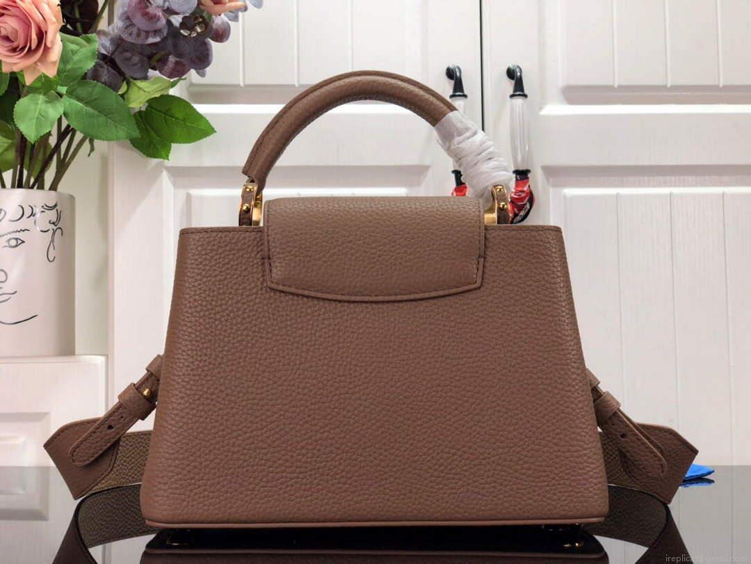 LV M59066 Louis Vuitton Capucines BB Handbag Light Brown