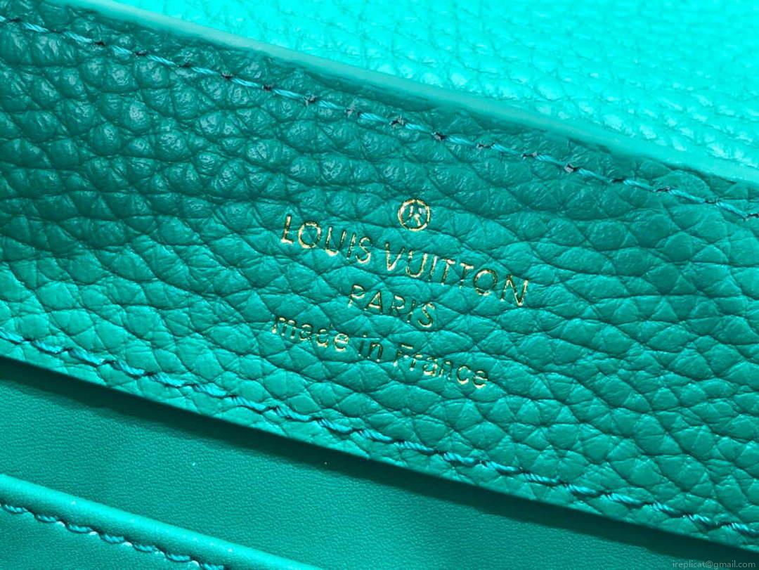 LV M56071 Louis Vuitton Capucines Mini Handbag Green