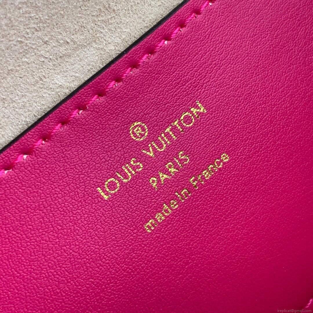 LV M57666 Louis Vuitton Twist MM Epi Handbag M57667 M57669 White