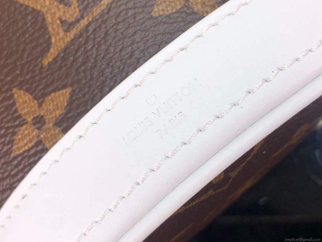 LV M81489 Louis Vuitton Nano Bucket Bag White