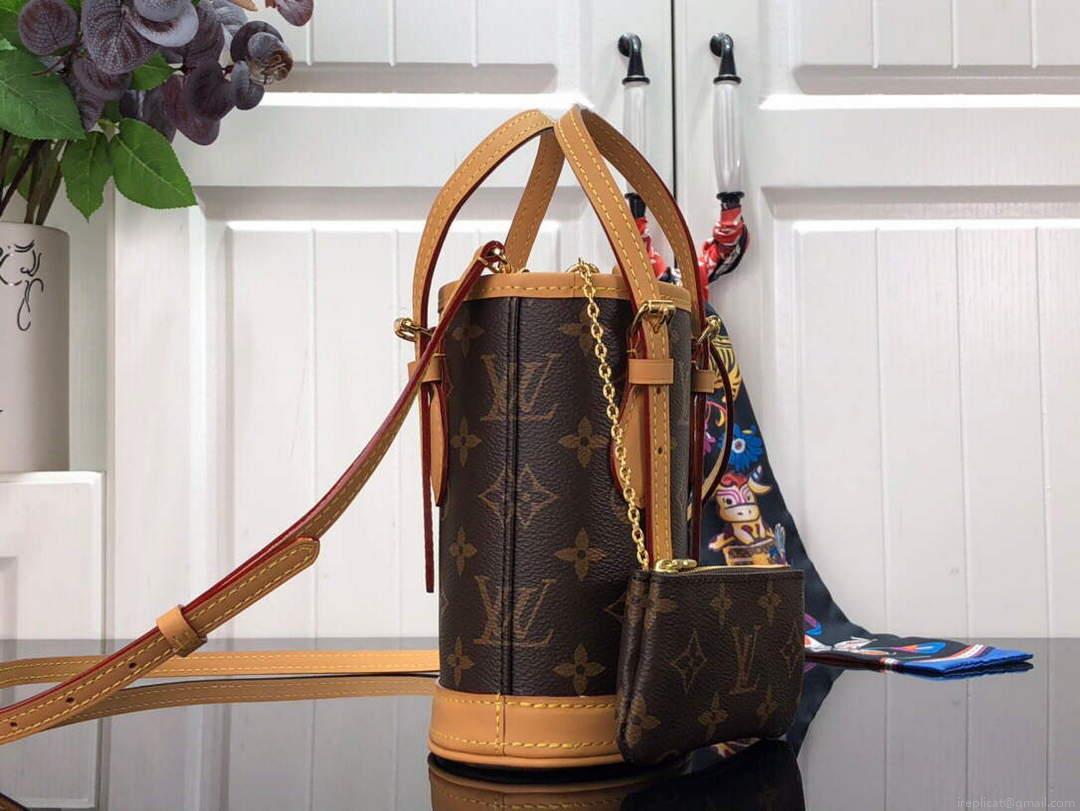 LV M81489 Louis Vuitton Nano Bucket Bag Yellow
