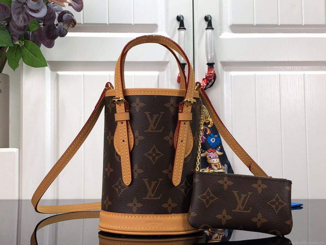 LV M81489 Louis Vuitton Nano Bucket Bag Yellow