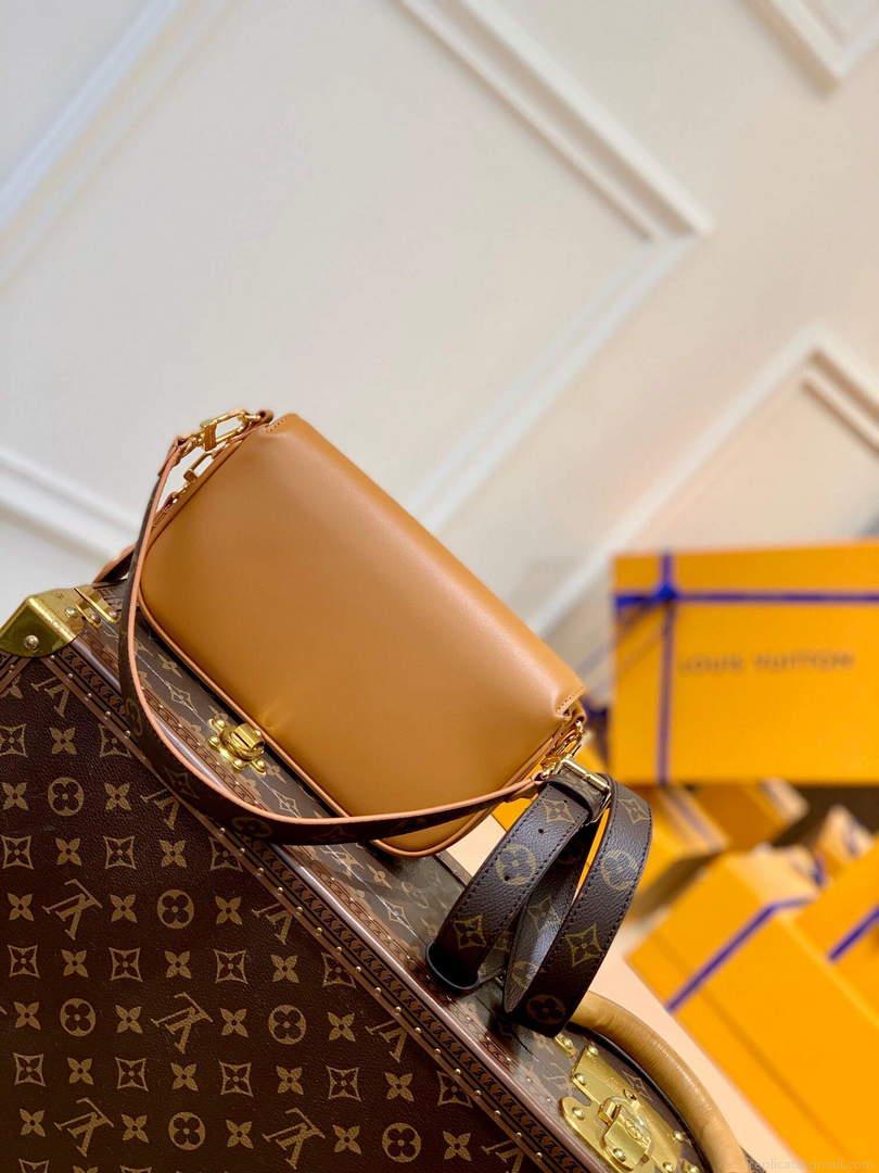 LV M20396 Louis Vuitton Swing Handbag Hazelnut Brown