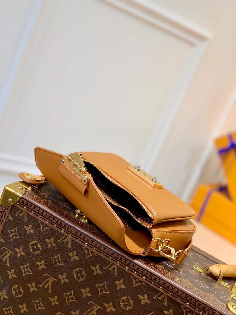 LV M20396 Louis Vuitton Swing Handbag Hazelnut Brown