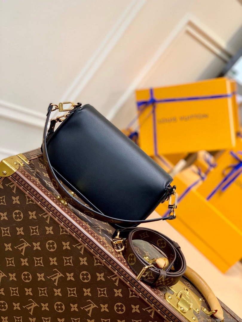 LV M20393 Louis Vuitton Swing Handbag Black