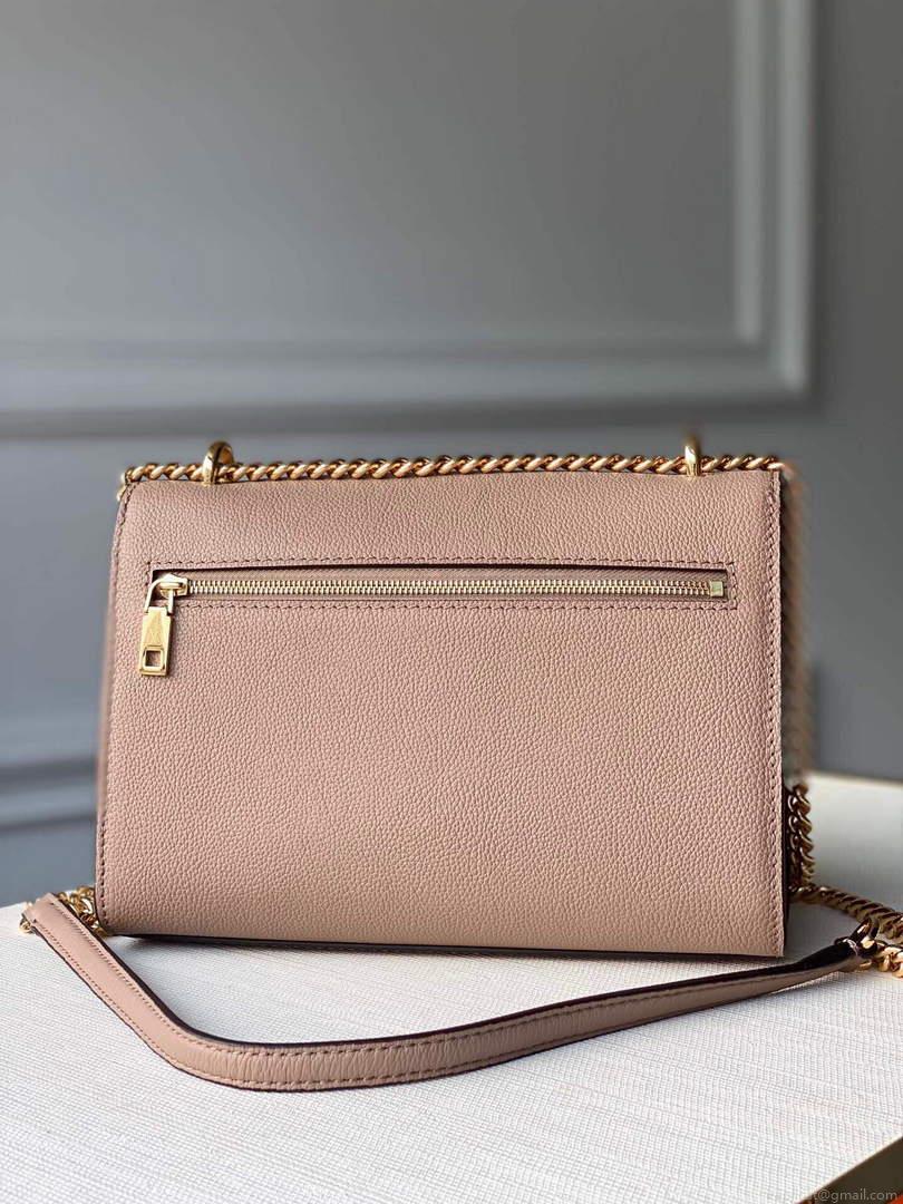 LV M56137 Louis Vuitton Mylockme Chain Bag Greige Gray