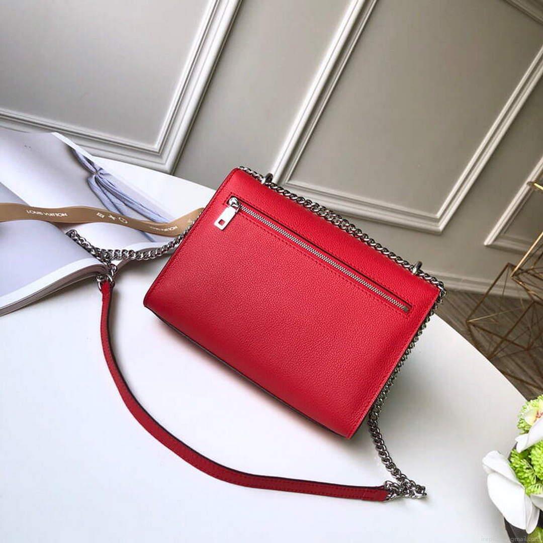LV M56137 Louis Vuitton Mylockme Chain Bag Red
