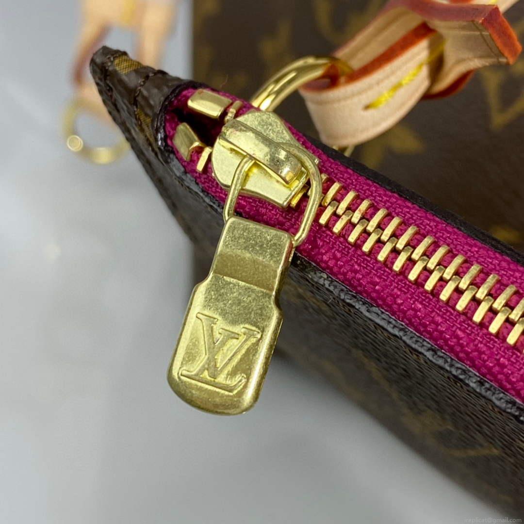 Louis Vuitton LV M41180 Neverfull GM Bag Monogram Canvas Pivoine Pink