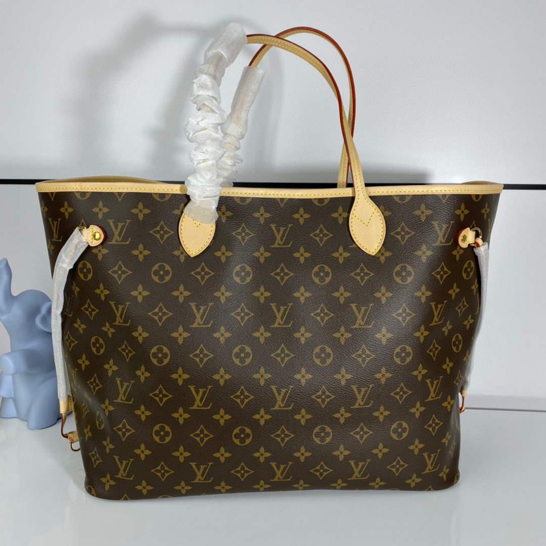 Louis Vuitton LV M40992 Neverfull GM Monogram Canvas Yellow