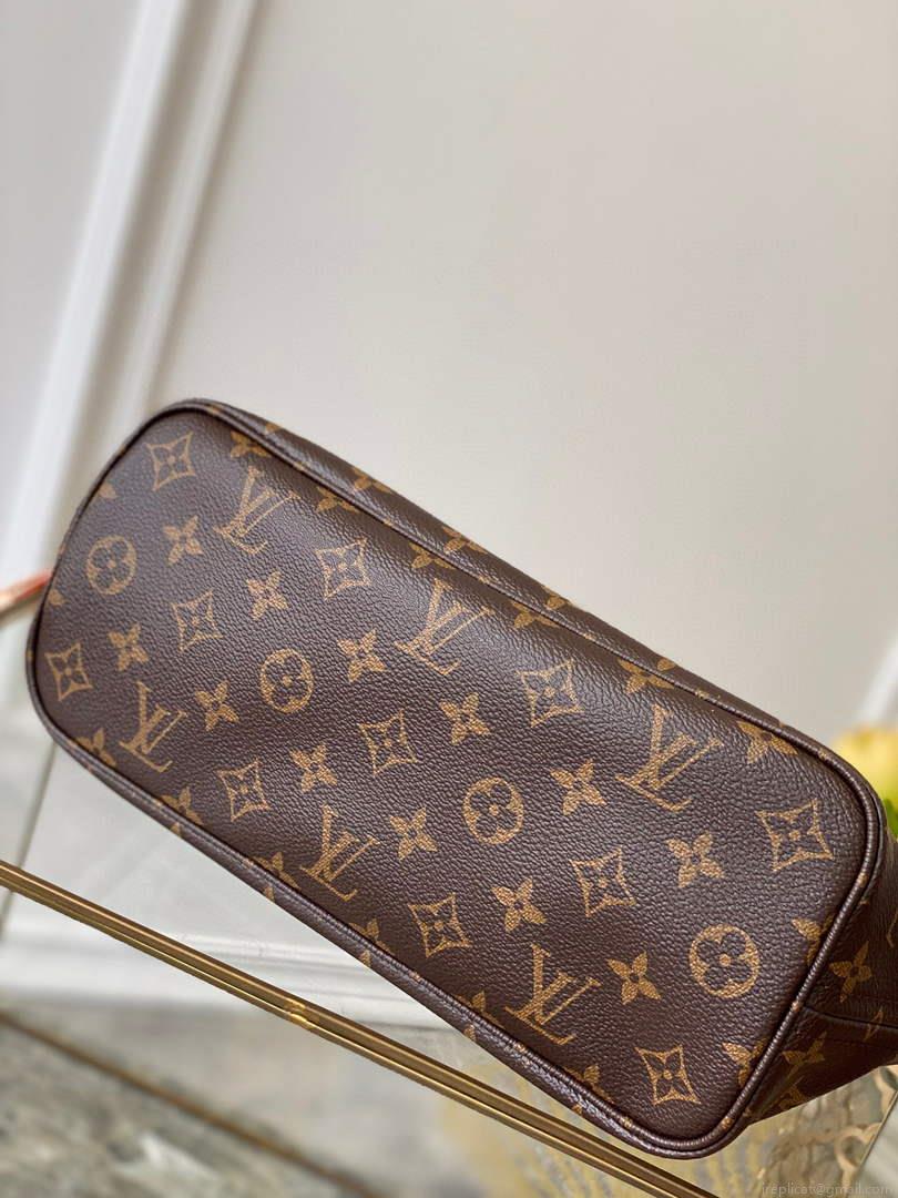 Louis Vuitton LV M41001 Neverfull PM Monogram Canvas Red