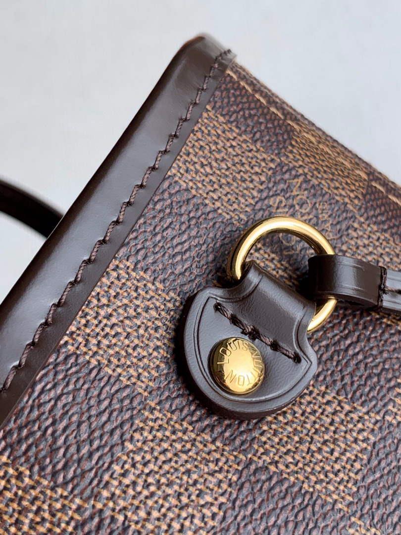 Louis Vuitton LV N41359 Neverfull PM Damier Ebene coated canvas