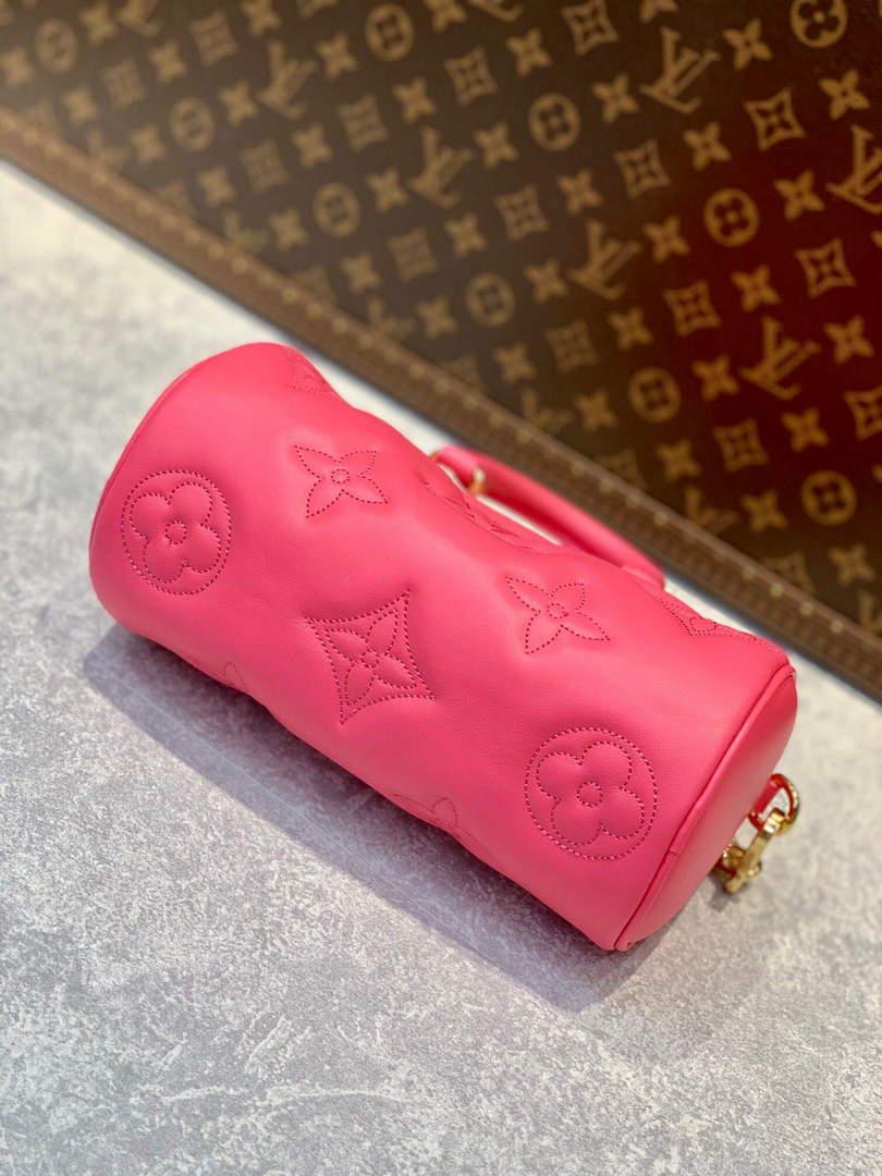 LV M59826 Louis Vuitton Papillon BB Bag Dragon Fruit Pink