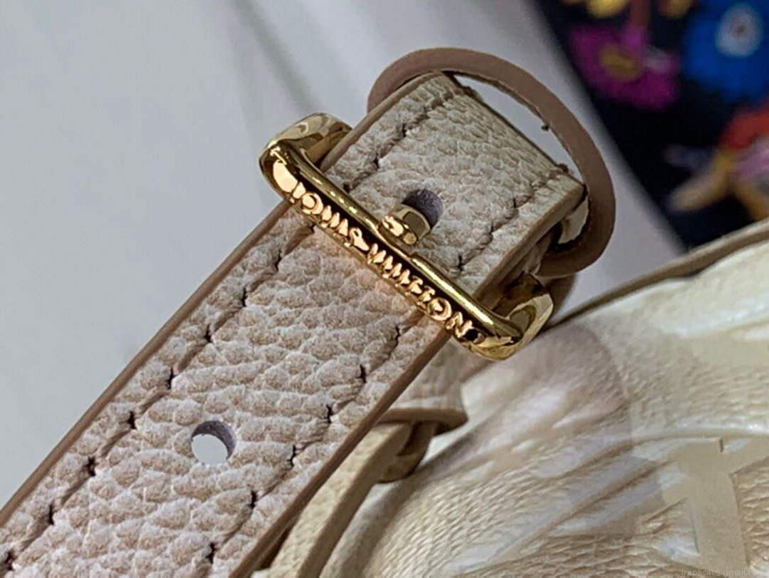LV M81463 Louis Vuitton NANO NOÉ Bucket Bag Light Beige
