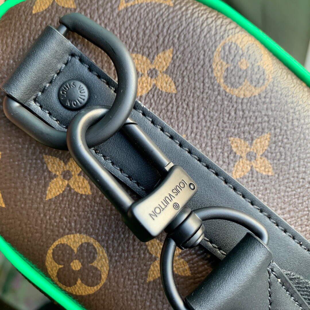 LV M46249 Louis Vuitton Keepall Bandouliere 25 Bag Green