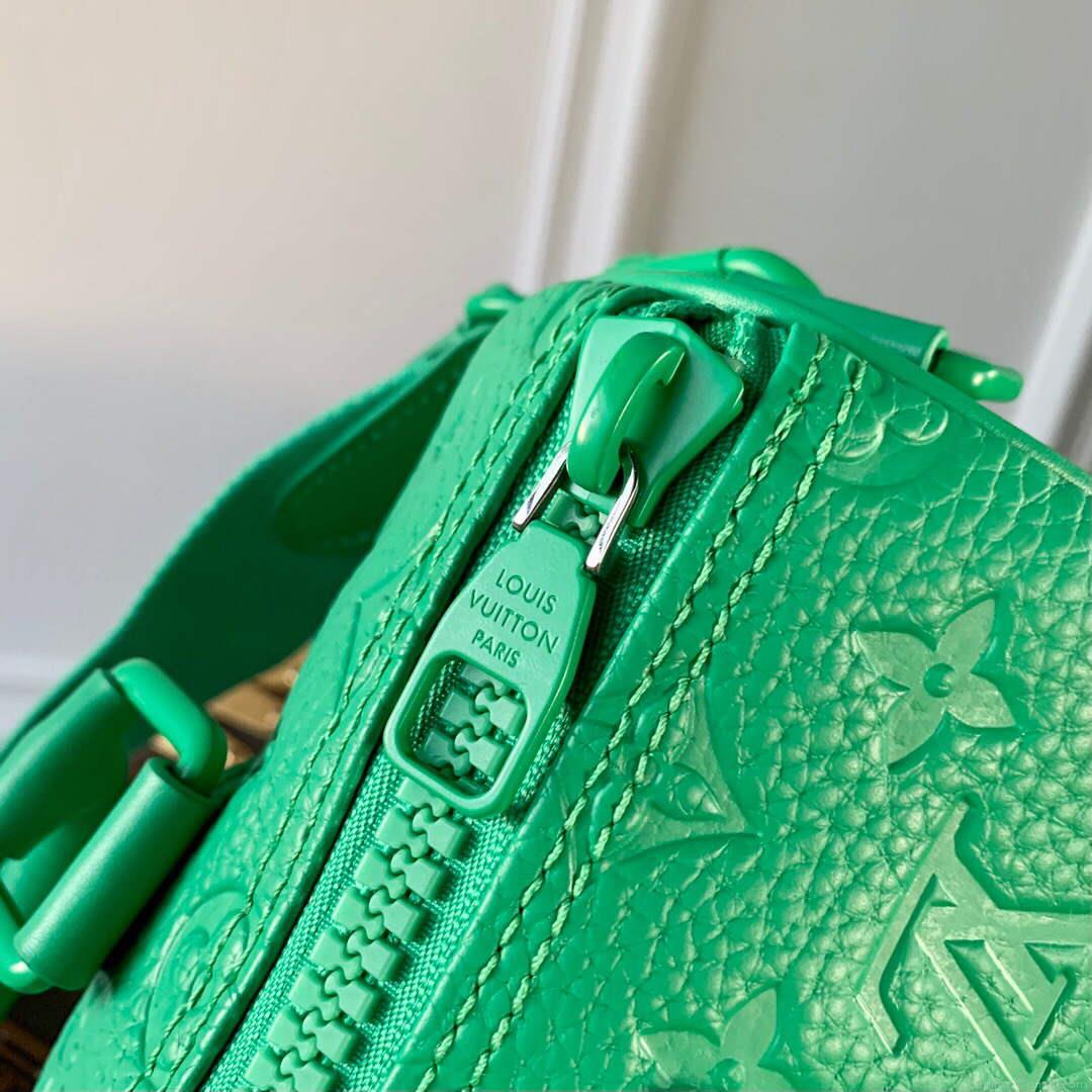 LV M20929 Louis Vuitton Keepall Bandouliere 25 Bag Minty Green