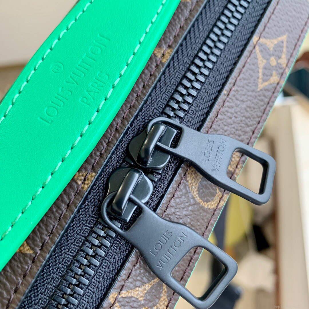 LV M46264 Louis Vuitton Handle Soft Trunk Bag Green