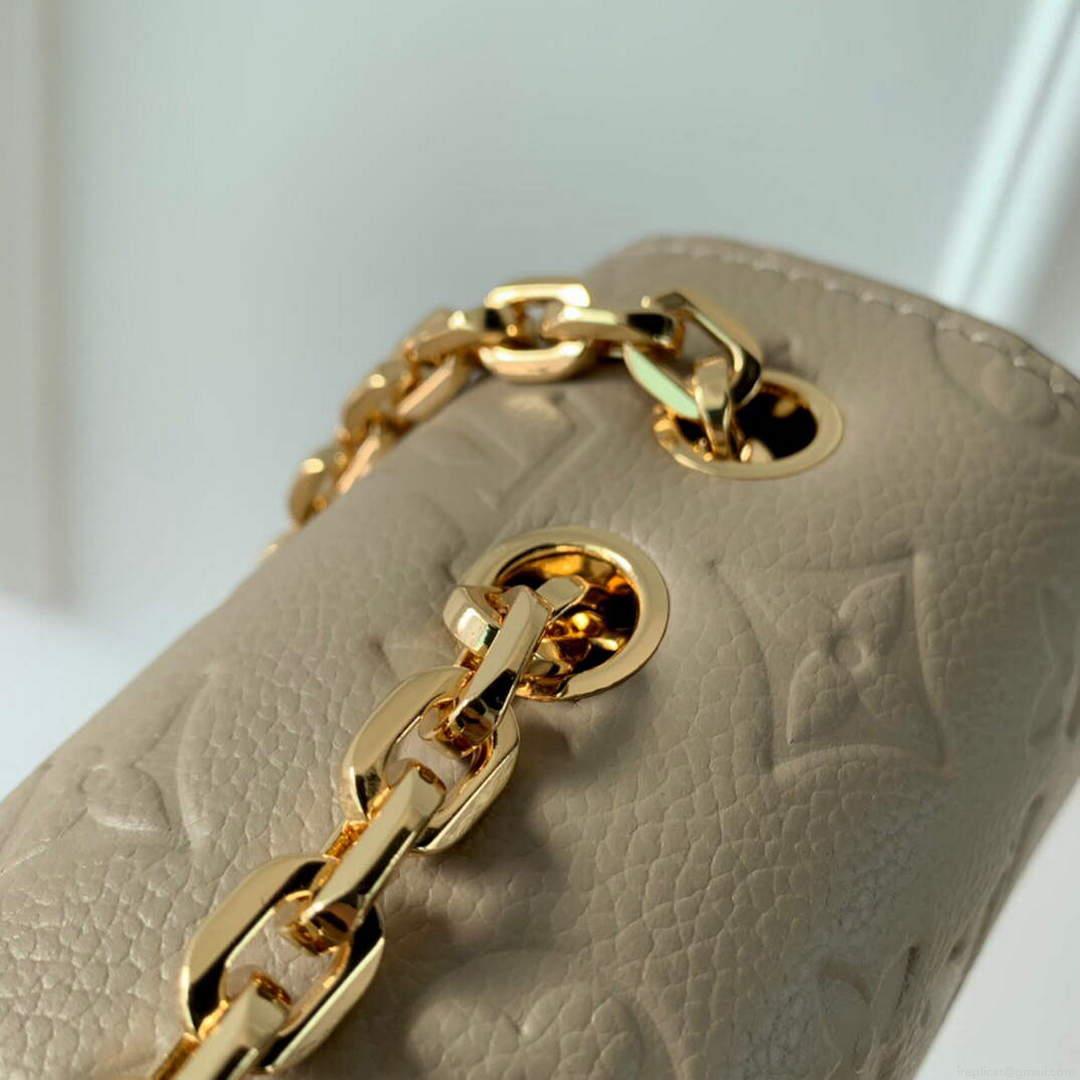 LV M46199 Louis Vuitton Marceau Chain Bag Dove Gray