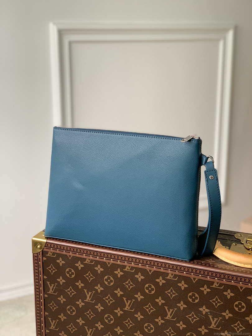 Louis Vuitton M81029 LV Aerogram Pochette iPad Blue