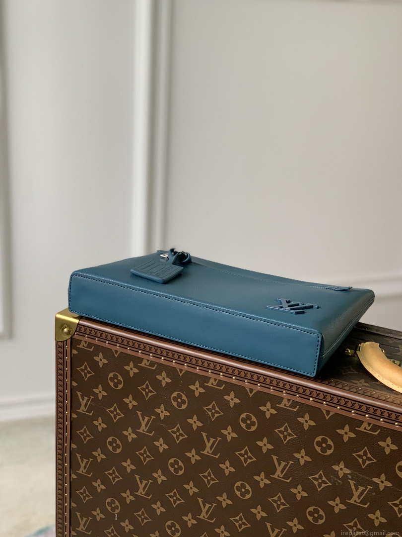 Louis Vuitton M81029 LV Aerogram Pochette iPad Blue