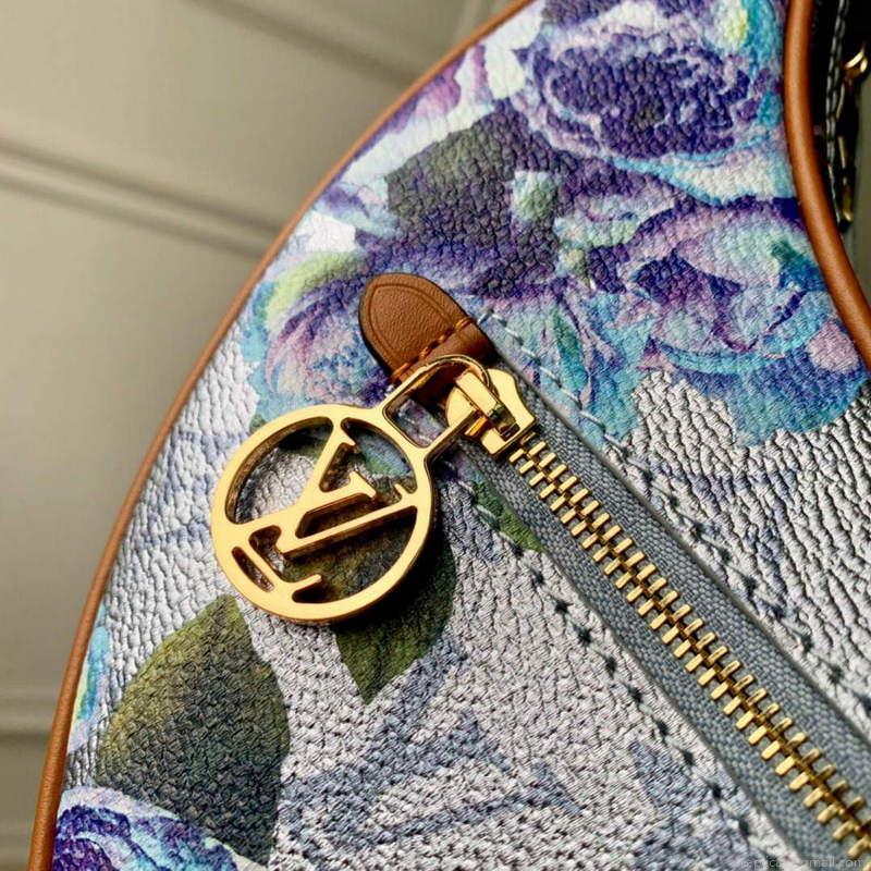 LV M21183 Louis Vuitton Loop Baguette Handbag Blue