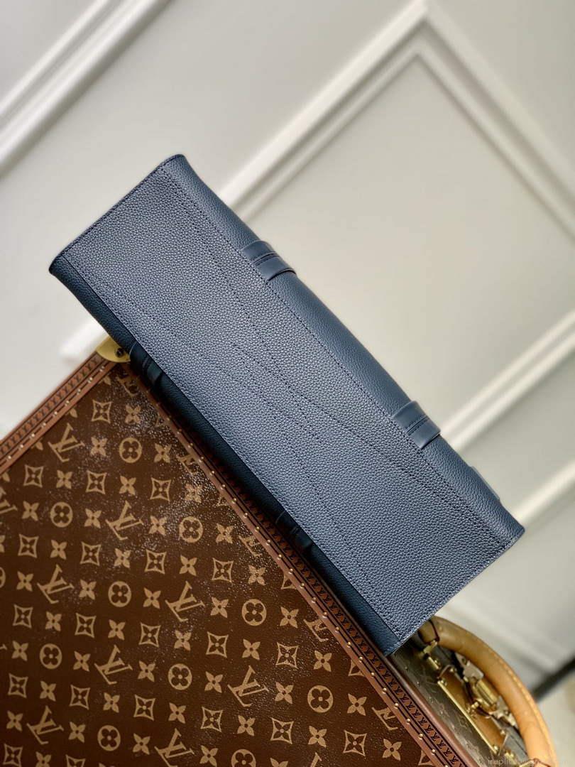 LV M21542 Louis Vuitton Takeoff Tote Bag Navy Blue