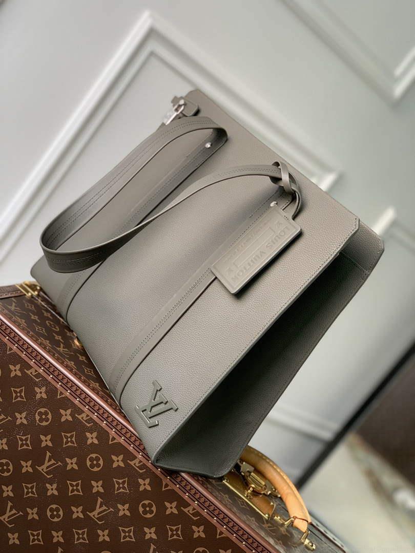 LV M21542 Louis Vuitton Takeoff Tote Bag Khaki