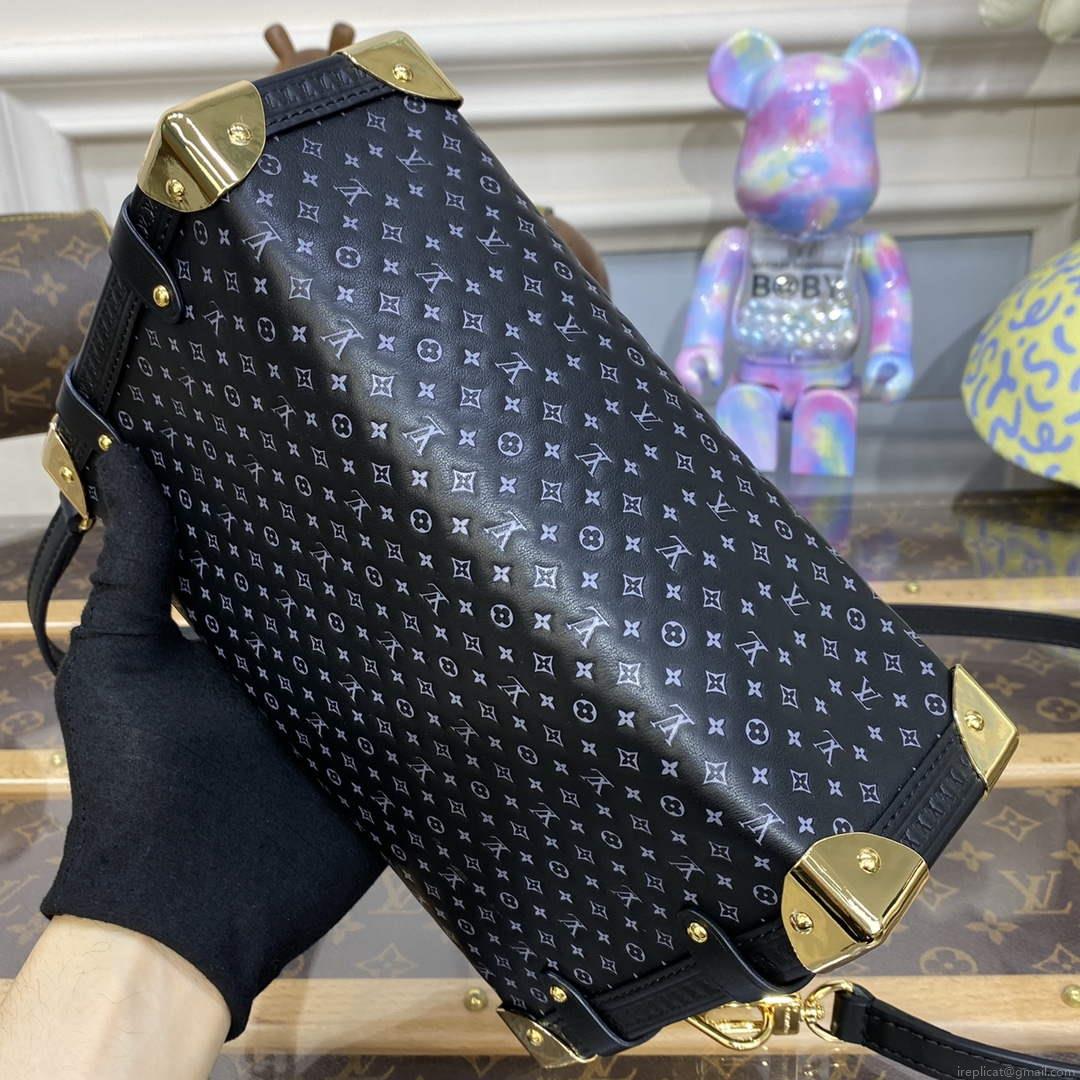 LV M46358 Louis Vuitton Side Trunk PM Bag M21709 Black